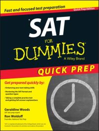 Imagen de portada: SAT For Dummies 2015 Quick Prep: 2015 Quick Prep 9th edition 9781118911570