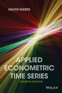 Imagen de portada: Applied Econometric Time Series 4th edition 9781118808566