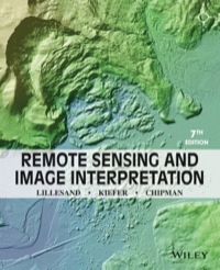 Cover image: Remote Sensing and Image Interpretation 7th edition 9781118343289