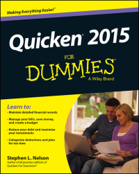 Cover image: Quicken 2015 For Dummies 1st edition 9781118920138