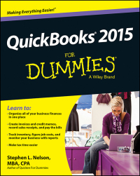 Cover image: QuickBooks 2015 For Dummies 1st edition 9781118920152