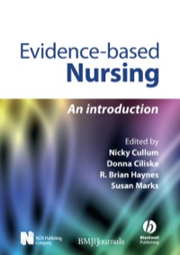 Cover image: Evidence-based Nursing - An Introduction 1st edition 9781405145978