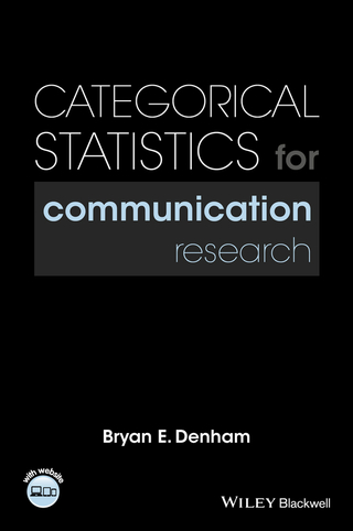 Imagen de portada: Categorical Statistics for Communication Research 1st edition 9781118927090