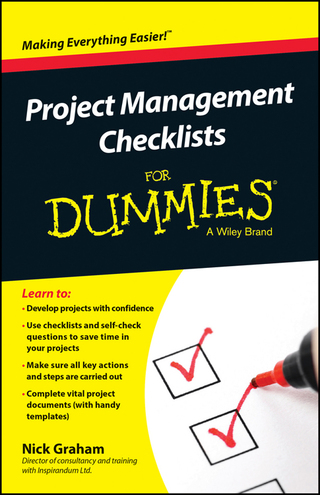 Omslagafbeelding: Project Management Checklists For Dummies 1st edition 9781118931431