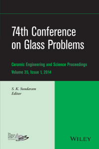 Cover image: 74th Conference on Glass Problems 1st edition 9781118932971