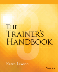 Cover image: The Trainer's Handbook, 4th Edition 4th edition 9781118933138