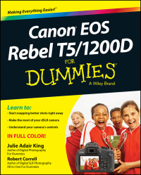 Cover image: Canon EOS Rebel T5/1200D For Dummies 1st edition 9781118933626