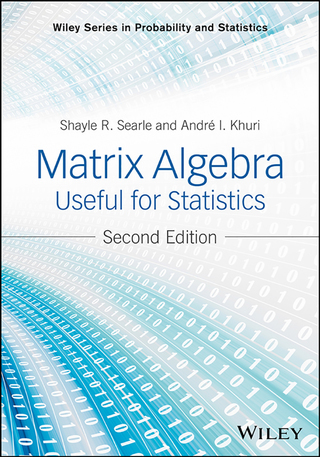 Cover image: Matrix Algebra Useful for Statistics 2nd edition 9781118935149