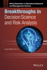 Cover image: Breakthroughs in Decision Science and Risk Analysis 1st edition 9781118217160