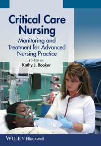 Imagen de portada: Critical Care Nursing: Monitoring and Treatment for Advanced Nursing Practice 1st edition 9780470958568