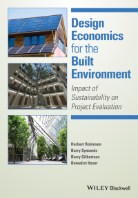 Imagen de portada: Design Economics for the Built Environment: Impact of Sustainability on Project Evaluation 1st edition 9780470659090