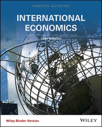 Imagen de portada: International Economics 12th edition 9781118955765