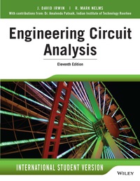 Cover image: Engineering Circuit Analysis International Student Version 11th edition 9781118960639
