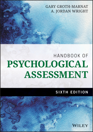 Cover image: Handbook of Psychological Assessment 6th edition 9781118960646