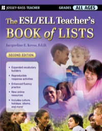 صورة الغلاف: The ESL/ELL Teacher's Book of Lists 2nd edition 9780470222676