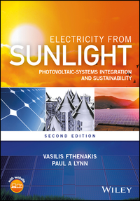 Cover image: Electricity from Sunlight: Photovoltaic-Systems Integration and Sustainability 2nd edition 9781118963807