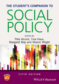 Cover image: The Student's Companion to Social Policy 5th edition 9781118965979