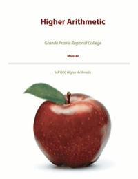 Cover image: Higher Arithmetic 1st edition
