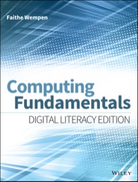 Cover image: Computing Fundamentals: Digital Literacy Edition 1st edition 9781118974742