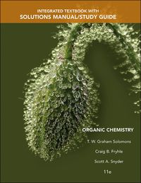 Imagen de portada: Organic Chemistry with Integrated Study Guide and Student Solutions Manual 11th edition 9781118133576