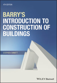Cover image: Barry's Introduction to Construction of Buildings 4th edition 9781118977163