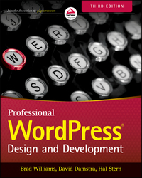 Cover image: Professional WordPress: Design and Development 3rd edition 9781118987247