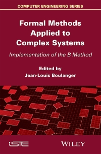 صورة الغلاف: Formal Methods Applied to Complex Systems 1st edition 9781848217096