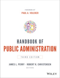 Cover image: Handbook of Public Administration 3rd edition 9781118775554