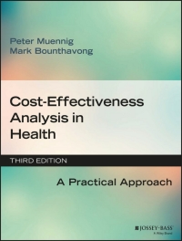 Cover image: Cost-Effectiveness Analysis in Health: A Practical Approach 3rd edition 9781119011262