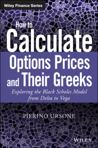 Cover image: How to Calculate Options Prices and Their Greeks 1st edition 9781119011620