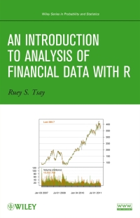 Imagen de portada: An Introduction to Analysis of Financial Data with R 1st edition 9780470890813