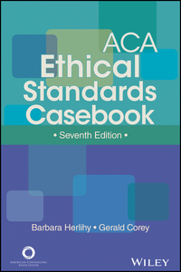 Imagen de portada: ACA Ethical Standards Casebook 7th edition 9781556203213