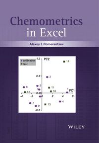 Cover image: Chemometrics in Excel 9781118605356