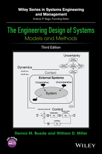 Cover image: The Engineering Design of Systems: Models and Methods 3rd edition 9781119027904