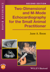 Imagen de portada: Two-Dimensional and M-Mode Echocardiography for the Small Animal Practitioner 2nd edition 9781119028536