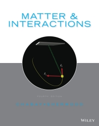 Imagen de portada: Matter and Interactions 4th edition 9781118875865