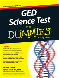 Cover image: GED Science For Dummies 1st edition 9781119029885