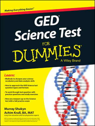 Cover image: GED Science For Dummies 1st edition 9781119029885