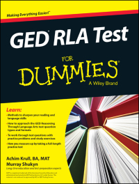 Cover image: GED RLA For Dummies 1st edition 9781119030058