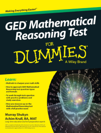 صورة الغلاف: GED Mathematical Reasoning Test For Dummies 1st edition 9781119030089