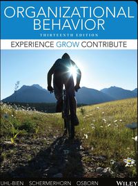 Cover image: Organizational Behavior 13th edition 9781118517376