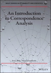 Cover image: An Introduction to Correspondence Analysis 1st edition 9781119041948