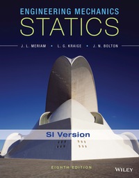 Imagen de portada: Engineering Mechanics: Statics, SI Version 8th edition 9781119044673
