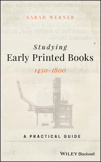 Imagen de portada: Studying Early Printed Books, 1450-1800 1st edition 9781119049968