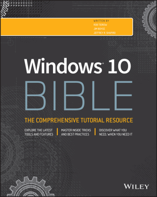 Cover image: Windows 10 Bible 1st edition 9781119050056