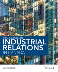 Cover image: Industrial Relations in Canada 4th edition 9781118878392
