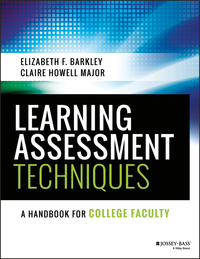 صورة الغلاف: Learning Assessment Techniques: A Handbook for College Faculty 1st edition 9781119050896