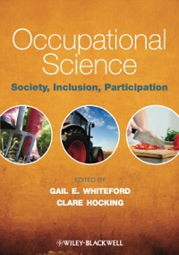 Cover image: Occupational Science - Society, Inclusion, Participation 1st edition 9781444333169