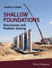 Cover image: Shallow Foundations 1st edition 9781119056119