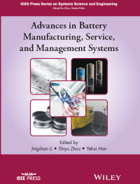 Imagen de portada: Advances in Battery Manufacturing, Service, and Management Systems 1st edition 9781119056492